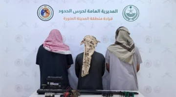 إلقاء القبض على ثلاثة أشخاص بتهمة الصيد غير المرخص في ينبع.