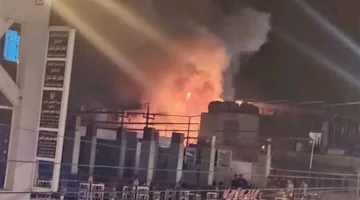 نشوب حريق في مطعم بمدينة بابل