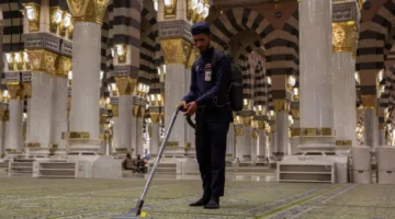 تيسير تنقل الزوار وزيارة الروضة في المسجد النبوي