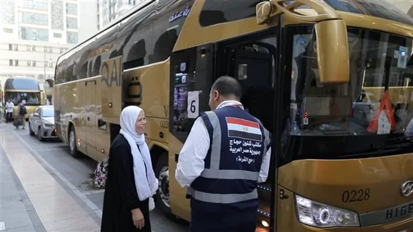 تنظيم ورعاية شاملة.. انطلاق تفويج حجاج القرعة من مكة إلى المدينة تنظيم ورعاية شاملة.. انطلاق تفويج حجاج القرعة من مكة إلى المدينة