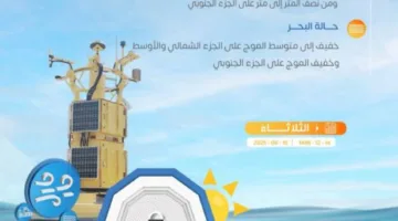 توقعات الطقس اليوم الثلاثاء في مختلف مناطق المملكة