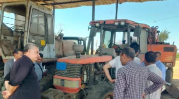 للاطلاع على أحدث التقنيات الزراعية.. رئيس تحسين الأراضي يقوم بجولة على محطات الزراعة الآلية في الغربية