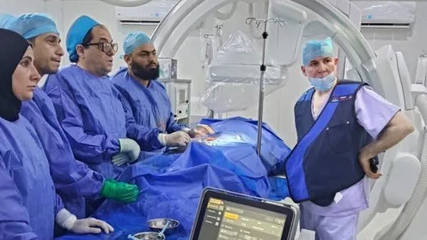 كلية الطب بجامعة الأزهر في دمياط تُجري أول عملية قسطرة في الدماغ لمسن وسيدة كلية الطب بجامعة الأزهر في دمياط تُجري أول عملية قسطرة في الدماغ لمسن وسيدة