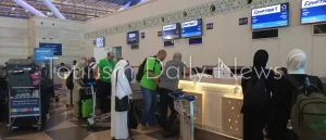 استمرار رحلات عودة حجاج مصر من مطار جدة مع مغادرة 28 طائرة تقل 2200 حاج
