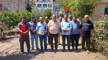 رئيس الجهاز التنفيذي لمشروعات تطوير الأراضي يزور مراكز الزراعة الآلية في الغربية خلال العيد.