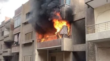 وفاة امرأة جراء حريق في شقة سكنية بمصر الجديدة
