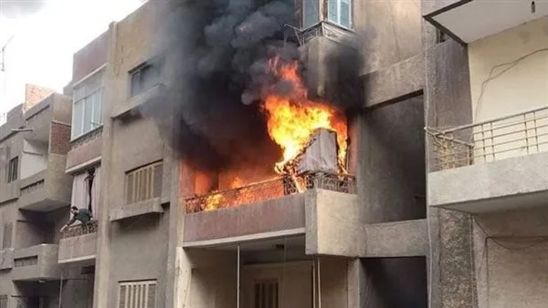 وفاة امرأة جراء حريق في شقة سكنية بمصر الجديدة