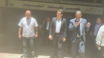 وزير الثقافة يزور قصر ثقافة الفيوم لمتابعة تقدم مشروع التطوير.