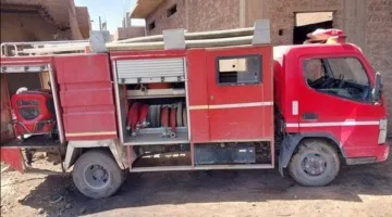 حريق صغير في منطقة مهجورة بعين شمس