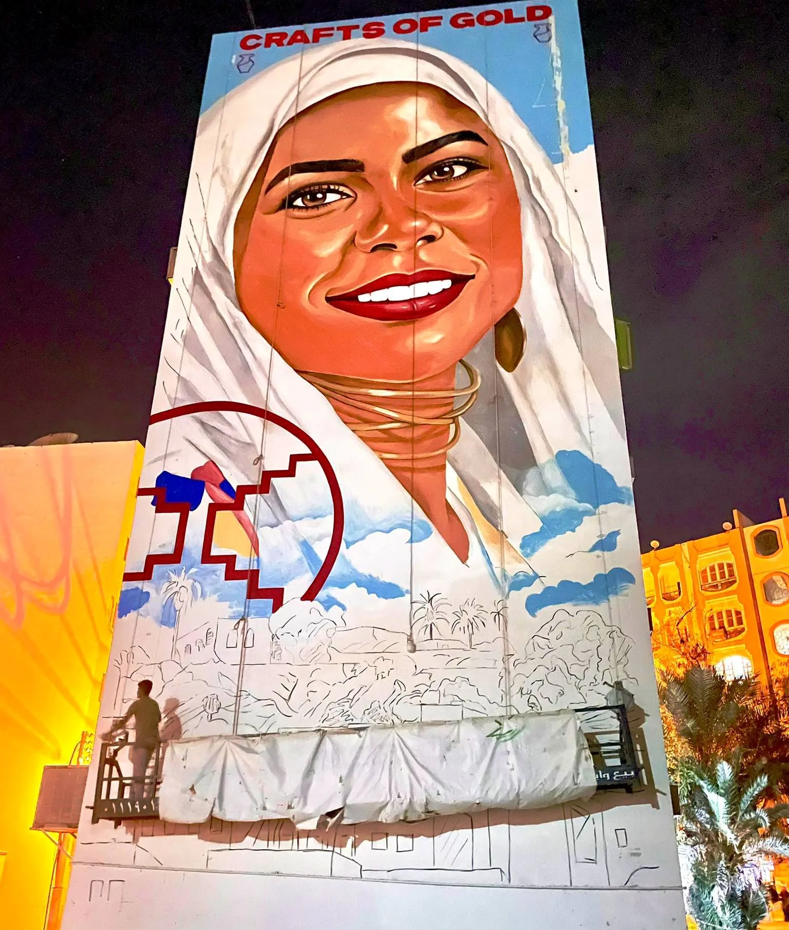 فنانون مبدعون يبرزون جماليات مذهلة في جداريات أسوان.. اكتشفوا التفاصيل!