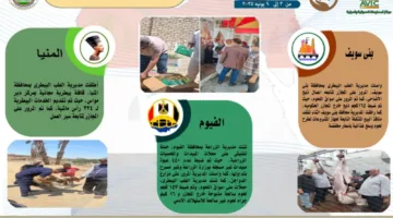 إنفوجراف| “الزراعة في جميع أنحاء مصر” العدد 201 .. اكتشف أنشطة وجهود مديريات الزراعة والطب البيطري