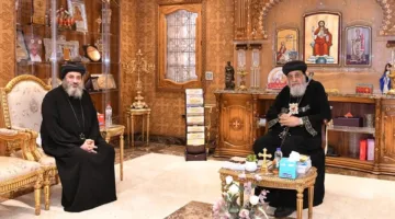 البابا تواضروس يستقبل ثلاثة من الأساقفة | صور