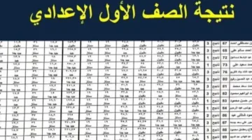 نتائج الصف الأول الإعدادي للفصل الدراسي الثاني 2025 من خلال بوابة التعليم الأساسي باستخدام الرقم الجلوس أو الاسم