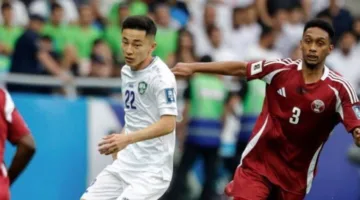 قطر تتلقى هزيمة بثلاثة أهداف أمام أوزبكستان في تصفيات كأس العالم 2026