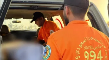 إنقاذ شخص من الغرق أثناء السباحة في ينبع