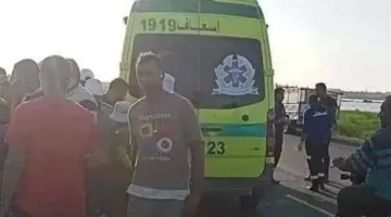 حزن وتأثر في جنازة عامل توفي بعد سقوط جدار منزل عليه أثناء عمله في المنيا