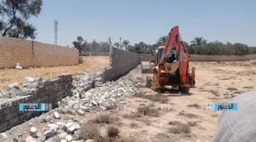 حملات شاملة لإزالة انتهاكات البناء في برج العرب