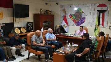 مدير جهاز مدينة العاشر من رمضان يتابع مجموعة من المشروعات الخدمية