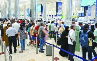 250 ألف مسافر يومياً في مطار دبي خلال الصيف