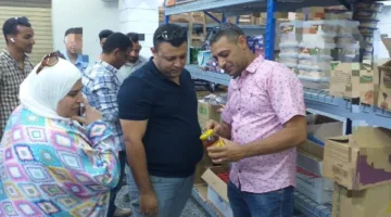 حملة تفتيش في بني سويف: اتلاف مواد غذائية فاسدة وتحرير 6 مخالفات صحية