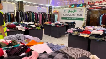 معرض مجاني لتوزيع الملابس الجديدة في قرى كفر الزيات.. صور