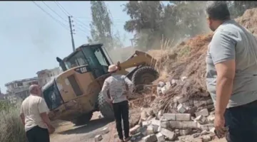 البحيرة: إزاحة 23 حالة تعدٍ واستعادة 2513 مترًا من أراضي الدولة