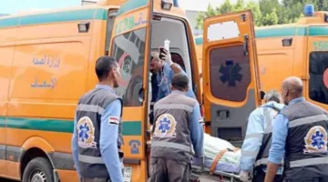 انقلاب سيارة خاصة وإصابة 6 أفراد على الطريق الصحراوي في أسوان