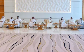 حفل زفاف ولي عهد أم القيوين على ابنة محمد بن حمدان آل نهيان