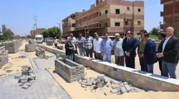 تفاصيل إشراف محافظ المنوفية على مشروع تطوير مدخل شبين الكوم الجديد