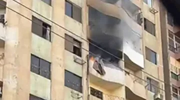 إصابة خمسة أفراد في حريق بمجمع سكني في الفيوم