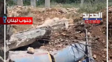 في جنوب لبنان.. طائرة روسية مدفونة تحت الحطام! (فيديو)