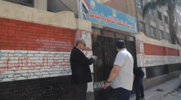 محافظ الغربية يزور محيط المدارس استعداداً لماراثون الثانوية العامة