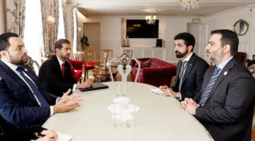 وزير الدولة بالخارجية يلتقي بعدد من المسؤولين خلال منتدى أوسلو