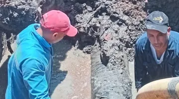 تصليح مَجرى مائي رئيسي في نبروه بمحافظة الدقهلية (صور)