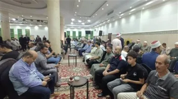 وزير البترول يشارك في عزاء شهيد الشهامة خالد عبدالعال بجهاز العاشر من رمضان