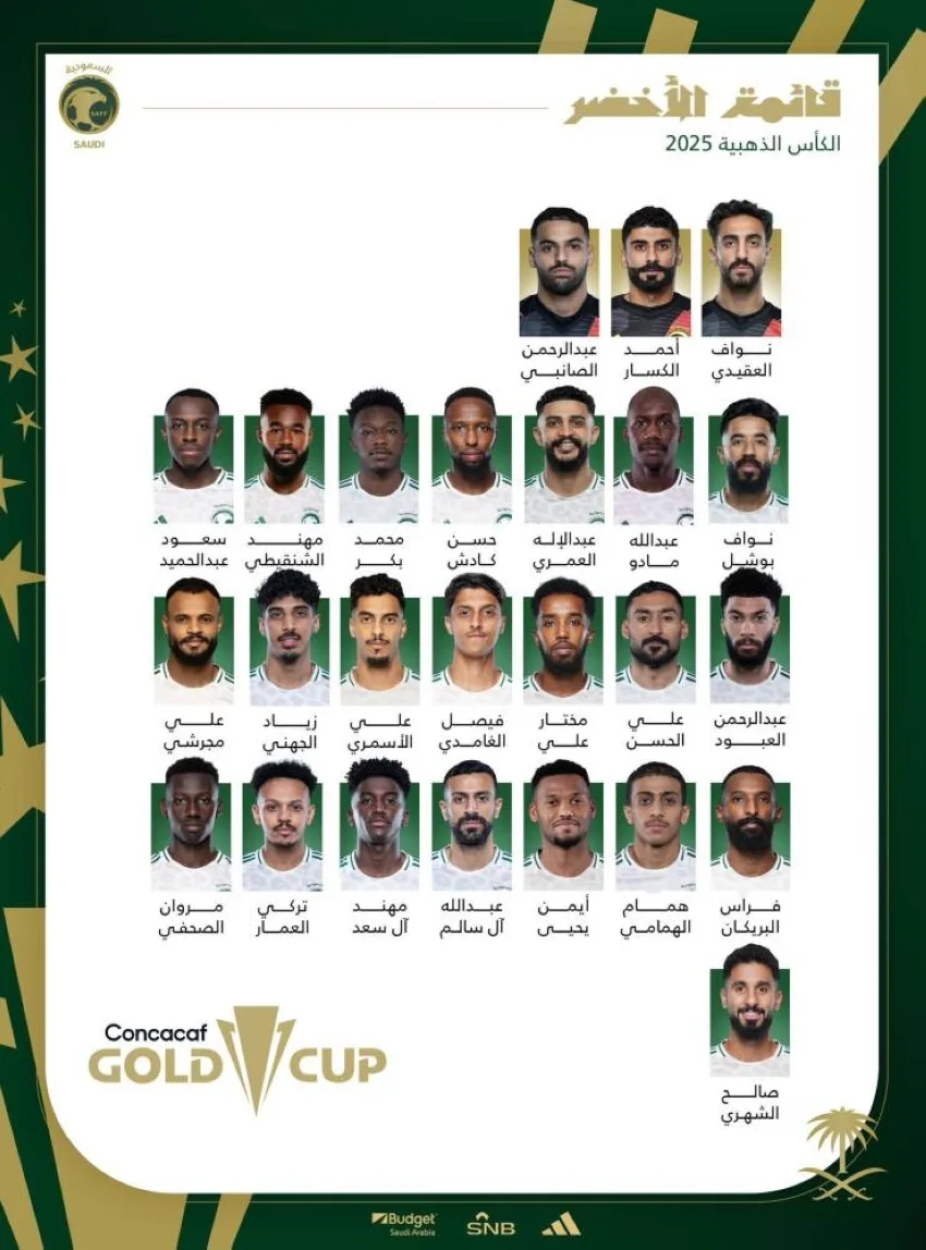 رينارد يعتمد على 25 لاعبًا في التشكيلة الخاصة بالكأس الذهبية رينارد يعتمد على 25 لاعبًا في التشكيلة الخاصة بالكأس الذهبية