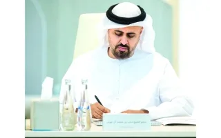 ذياب بن محمد يراجع مشاريع ومبادرات «مؤسسة الإمارات»