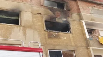 تحقيق حول حريق في شقة سكنية بمدينة نصر