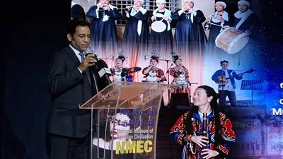 المتحف القومي للحضارة المصرية ي commemorates اليوم العالمي الأول لتبادل الثقافات. المتحف القومي للحضارة المصرية ي commemorates اليوم العالمي الأول لتبادل الثقافات.