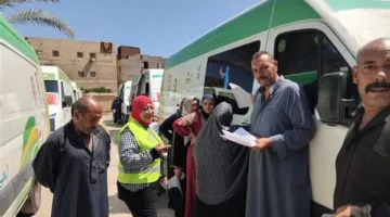 قافلة صحية مجانية من حزب “مستقبل وطن” في قرية الأبشيط بالمحلة الكبرى