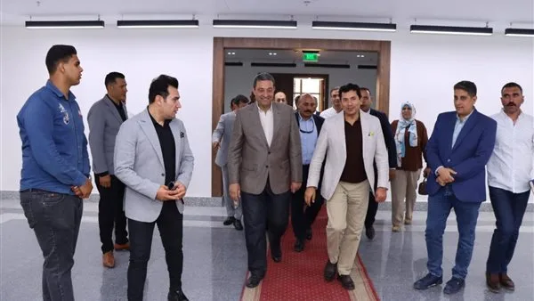 محافظ دمياط يستقبل وزير الشباب والرياضة في المقر الرئيسي للمحافظة محافظ دمياط يستقبل وزير الشباب والرياضة في المقر الرئيسي للمحافظة