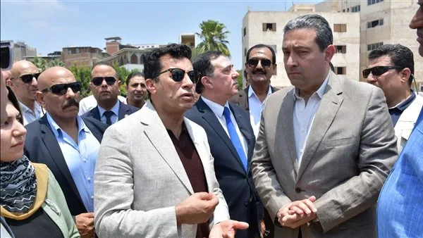 وزير الشباب ومحافظ دمياط يزوران المشروع الاستثماري ومبادرة الموهبة والبطل الأوليمبي.