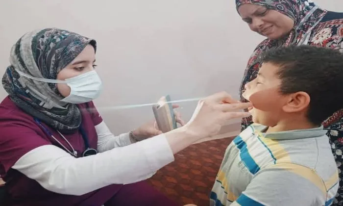 قافلة جامعة المنوفية الشاملة تقدم خدماتها الطبية لـ 440 شخصًا في بركة السبع قافلة جامعة المنوفية الشاملة تقدم خدماتها الطبية لـ 440 شخصًا في بركة السبع