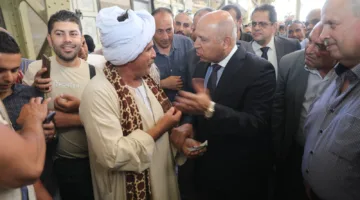 للمرة الثانية خلال أربعة أيام، وزير النقل يتفقد محطة سكك حديد مصر في رمسيس.