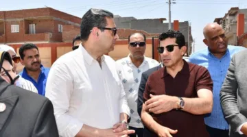 وزير الرياضة ومحافظ دمياط يقومان بزيارة منشآت مركز شباب التوفيقية في إطار مبادرة “حياة كريمة”