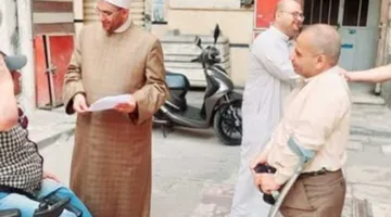 وكيل «أوقاف الإسكندرية» يتلقى شكاوى شخصين من ذوي الاحتياجات الخاصة في «ساحة الديوان»