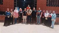 قافلة جامعة المنوفية تُجري الفحص الطبي لـ “440” من سكان قرية ميت أم صالح