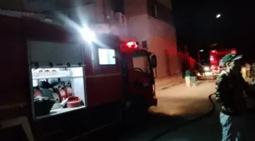 إخماد حريق في مركز رعاية الأطفال بالمنيا