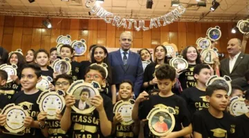 محافظ المنيا يحضر مراسم تخرج طلاب مدرسة المنيا الجديدة الرسمية للغات المتميزة