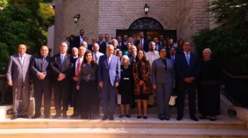 أمل عمار تحضر حفل تكريم السفيرة هيفاء أبو غزالة